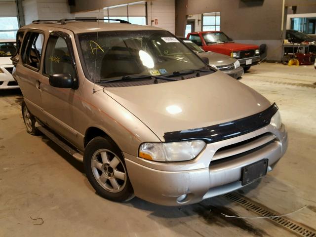 4N2ZN16T01D824989 - 2001 NISSAN QUEST SE GOLD photo 1