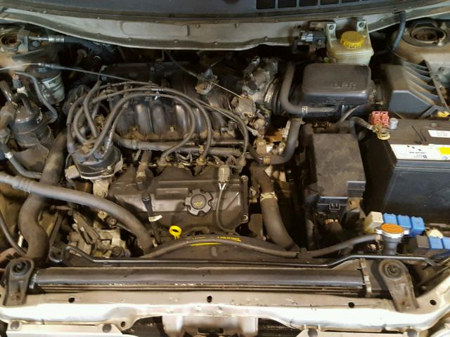 4N2ZN16T01D824989 - 2001 NISSAN QUEST SE GOLD photo 7