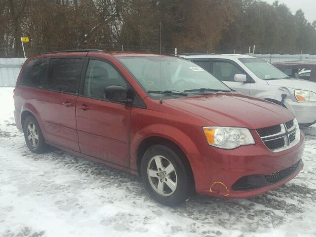 2D4RN4DG5BR735723 - 2011 DODGE GRAND CARA RED photo 1