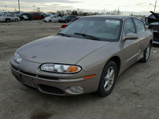 1G3GR62H914103843 - 2001 OLDSMOBILE AURORA BEIGE photo 2