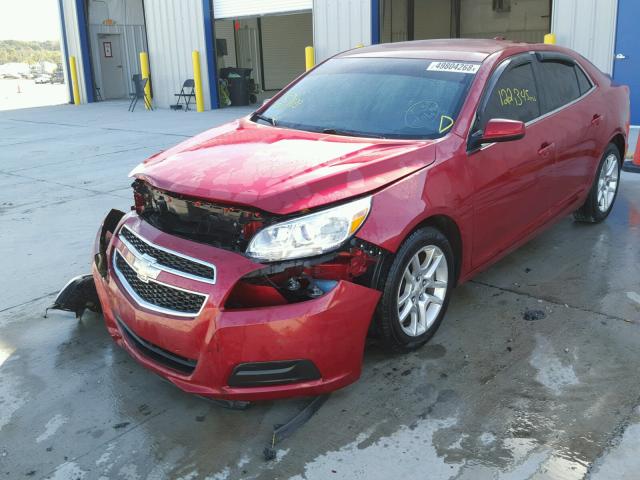 1G11D5RR0DF119590 - 2013 CHEVROLET MALIBU 1LT RED photo 2