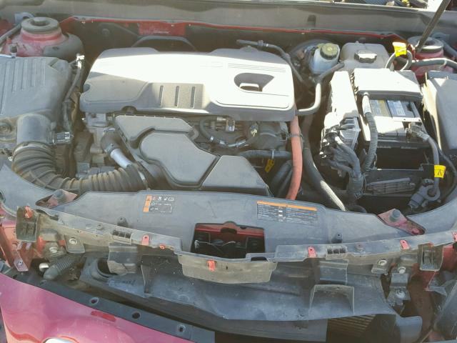 1G11D5RR0DF119590 - 2013 CHEVROLET MALIBU 1LT RED photo 7