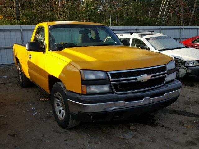 1GCEC14X17Z132829 - 2007 CHEVROLET SILVERADO YELLOW photo 1