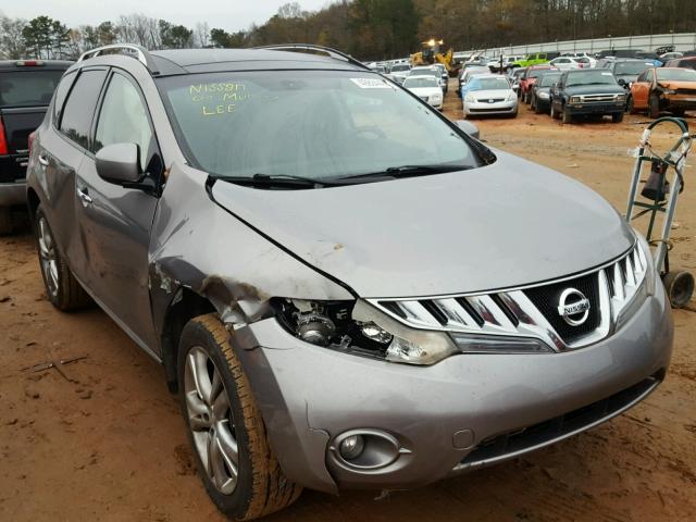 JN8AZ18W89W120653 - 2009 NISSAN MURANO S SILVER photo 1