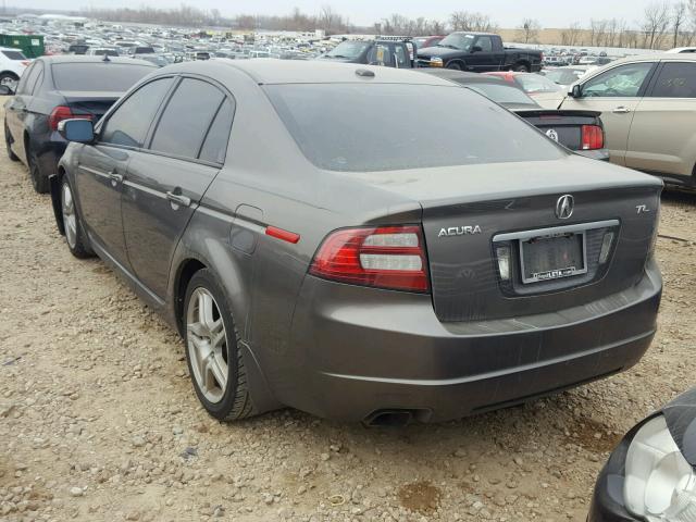 19UUA66298A027599 - 2008 ACURA TL GRAY photo 3