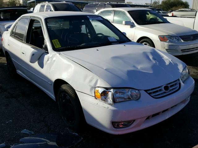 1NXBR12E61Z502594 - 2001 TOYOTA COROLLA CE WHITE photo 1