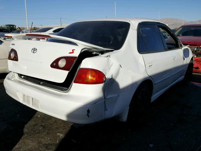 1NXBR12E61Z502594 - 2001 TOYOTA COROLLA CE WHITE photo 4