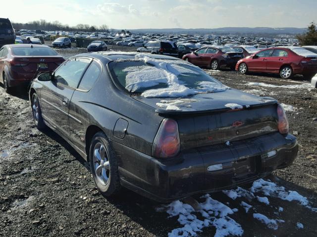 2G1WX12K3Y9283949 - 2000 CHEVROLET MONTE CARL BLACK photo 3