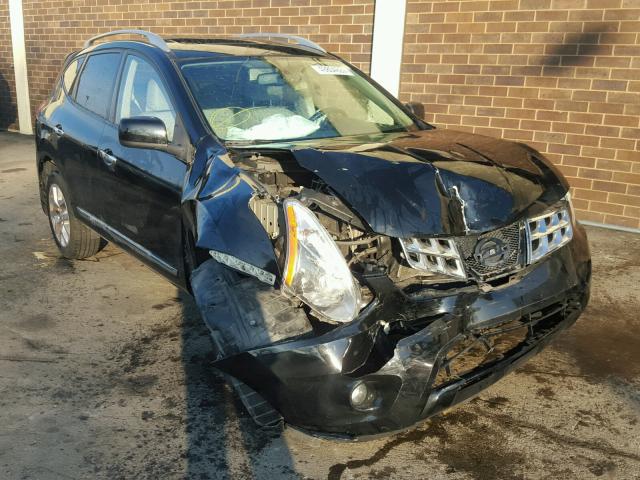 JN8AS5MV0BW677507 - 2011 NISSAN ROGUE S BLACK photo 1