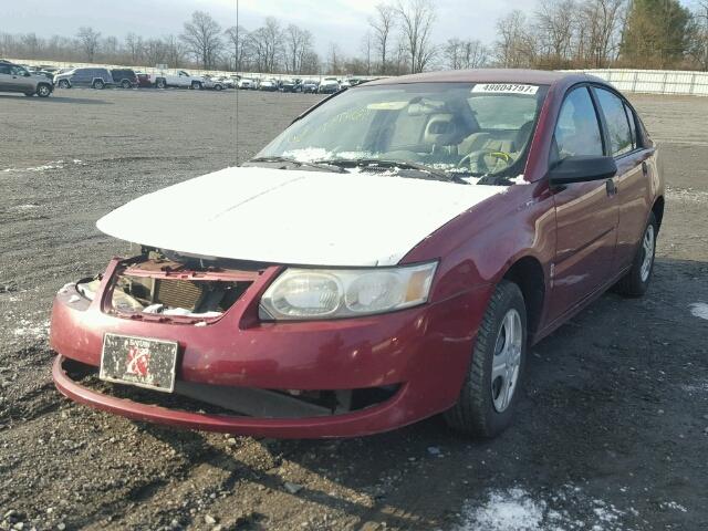 1G8AF52F35Z180797 - 2005 SATURN ION LEVEL MAROON photo 2