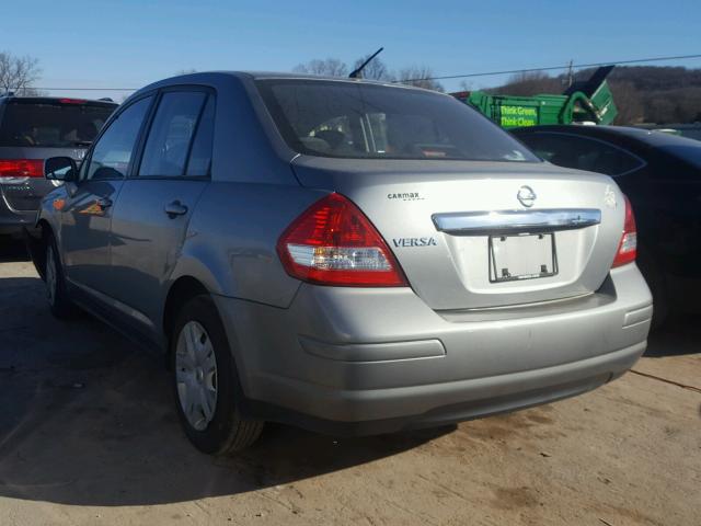 3N1BC1AP2BL465616 - 2011 NISSAN VERSA S SILVER photo 3