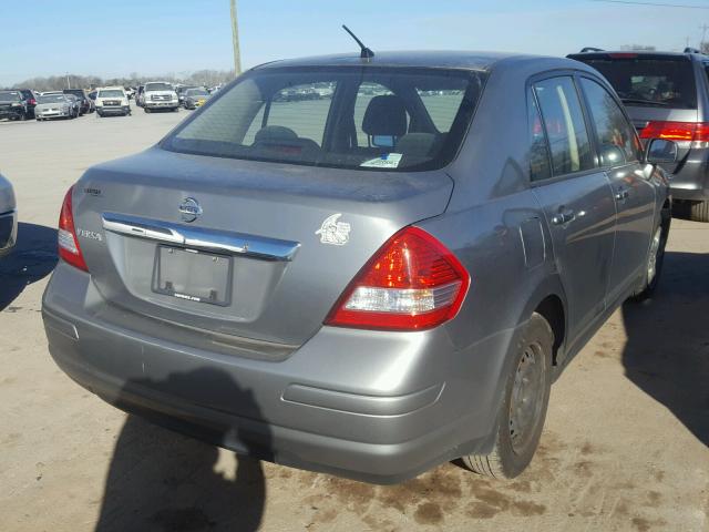 3N1BC1AP2BL465616 - 2011 NISSAN VERSA S SILVER photo 4