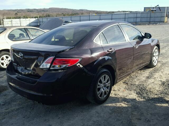 1YVHP81H695M46343 - 2009 MAZDA 6 I PURPLE photo 4