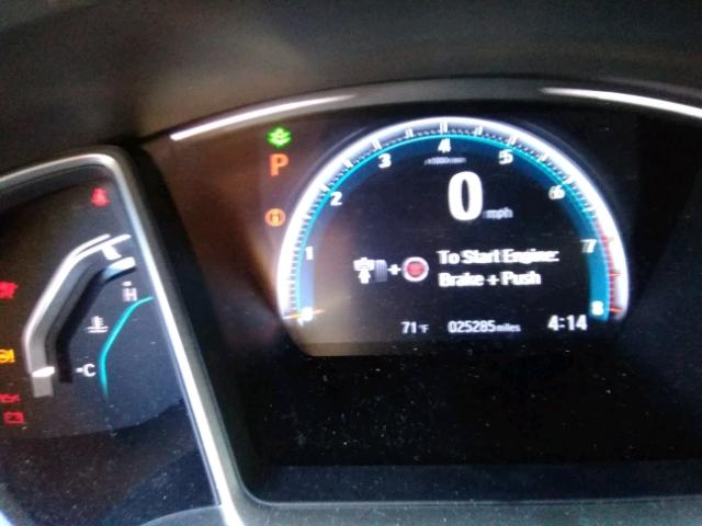 2HGFC2F74GH512823 - 2016 HONDA CIVIC EX BLACK photo 8