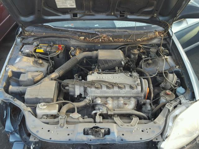 1HGEJ6508TL021116 - 1996 HONDA CIVIC LX BLUE photo 7