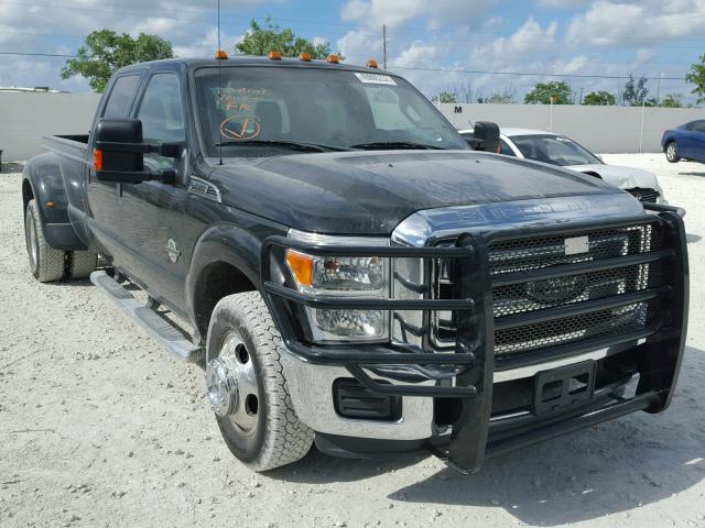 1FT8W3CT9EEA14613 - 2014 FORD F350 SUPER BLACK photo 1