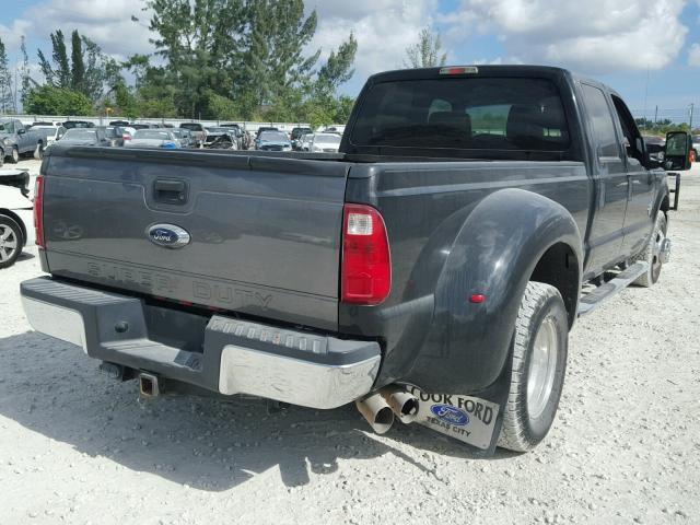 1FT8W3CT9EEA14613 - 2014 FORD F350 SUPER BLACK photo 4