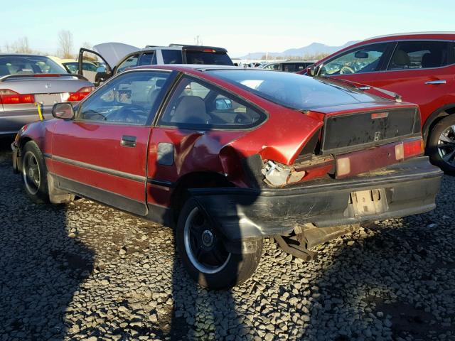 JHMED8358LS015451 - 1990 HONDA CIVIC CRX RED photo 3