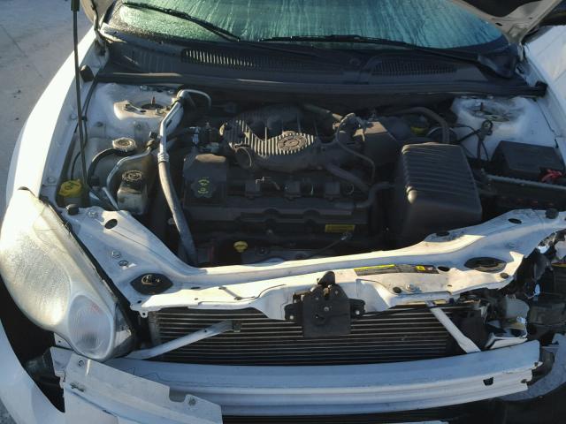 1C3EL75R65N639219 - 2005 CHRYSLER SEBRING GT WHITE photo 7