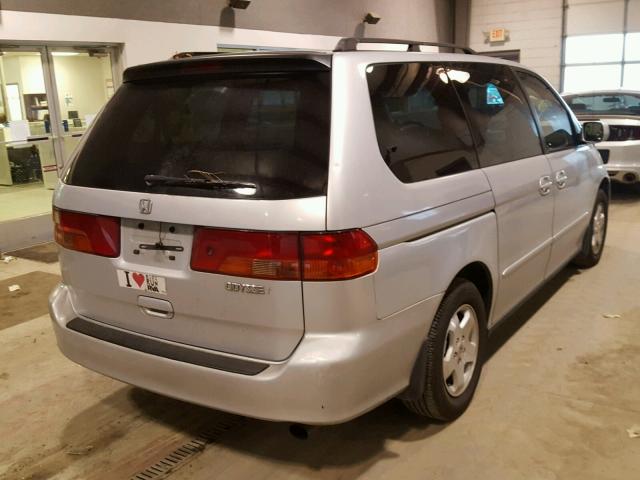 2HKRL18661H615265 - 2001 HONDA ODYSSEY EX SILVER photo 4