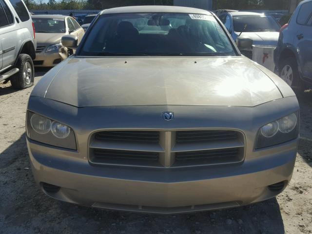 2B3KA43R78H195501 - 2008 DODGE CHARGER GOLD photo 10