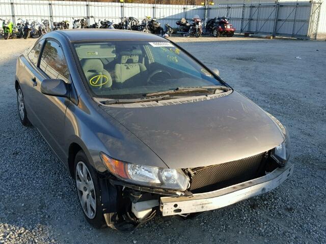 2HGFG12607H562159 - 2007 HONDA CIVIC LX GRAY photo 1