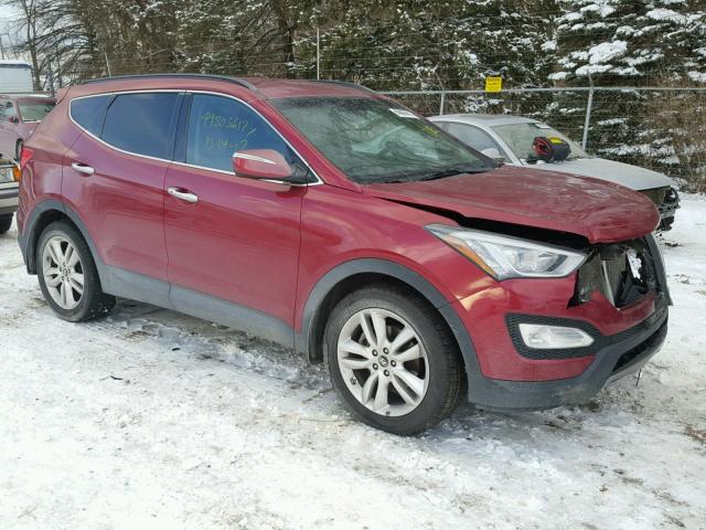 5XYZUDLA8DG118482 - 2013 HYUNDAI SANTA FE S RED photo 1