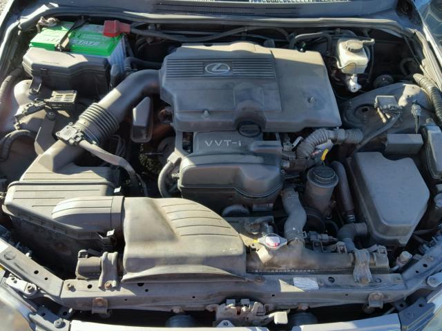 JTHBD182810029450 - 2001 LEXUS IS 300 CHARCOAL photo 7