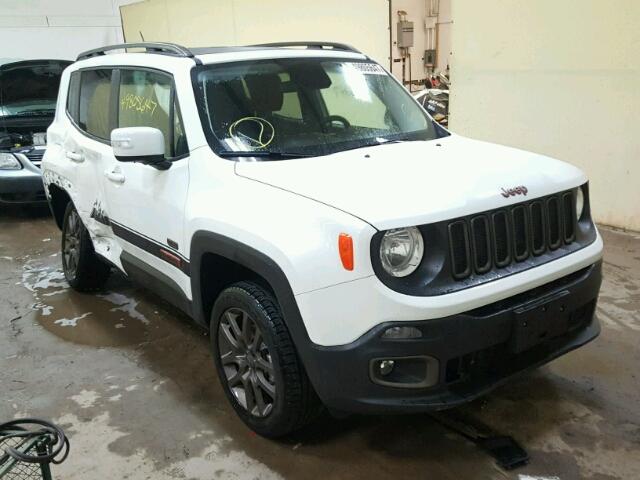 ZACCJBBTXGPD62435 - 2016 JEEP RENEGADE L WHITE photo 1