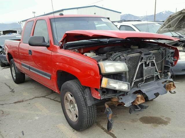 1GCEK19B85Z338050 - 2005 CHEVROLET SILVERADO RED photo 1