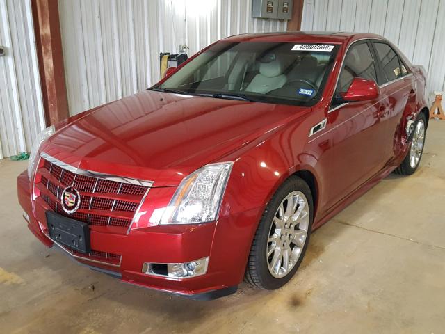 1G6DJ5EDXB0145950 - 2011 CADILLAC CTS PERFOR RED photo 2