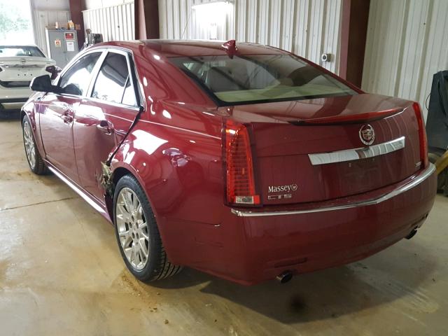 1G6DJ5EDXB0145950 - 2011 CADILLAC CTS PERFOR RED photo 3