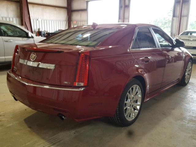 1G6DJ5EDXB0145950 - 2011 CADILLAC CTS PERFOR RED photo 4