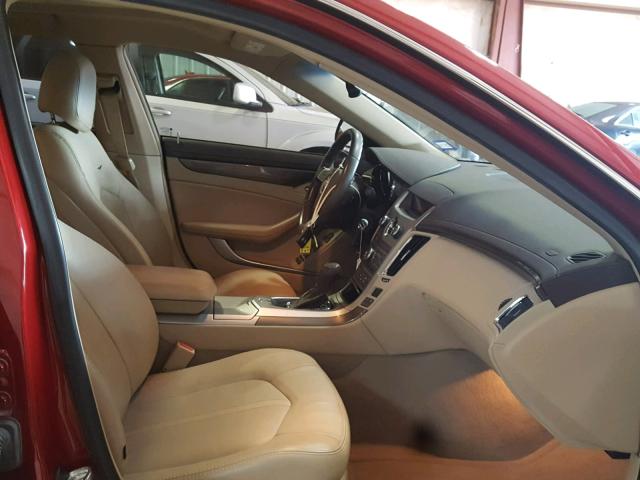 1G6DJ5EDXB0145950 - 2011 CADILLAC CTS PERFOR RED photo 5