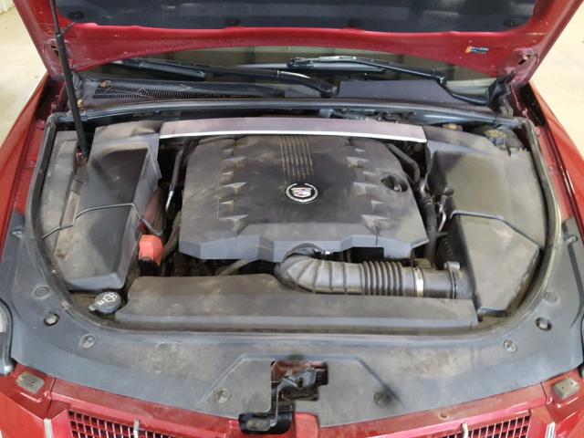 1G6DJ5EDXB0145950 - 2011 CADILLAC CTS PERFOR RED photo 7