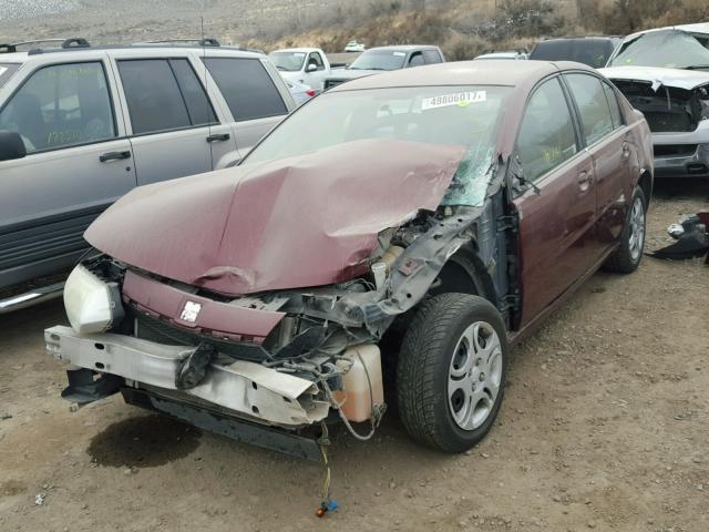 1G8AJ52F83Z165952 - 2003 SATURN ION LEVEL MAROON photo 2