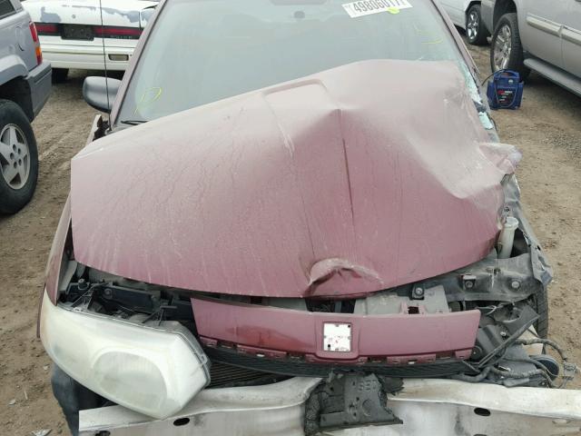 1G8AJ52F83Z165952 - 2003 SATURN ION LEVEL MAROON photo 7