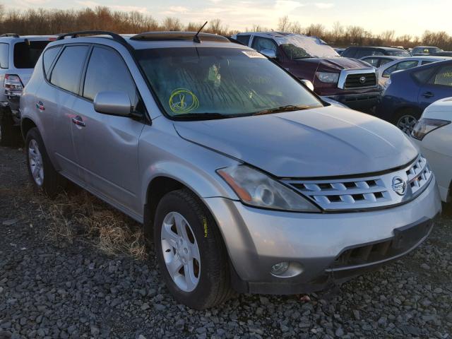 JN8AZ08W73W235861 - 2003 NISSAN MURANO SL SILVER photo 1