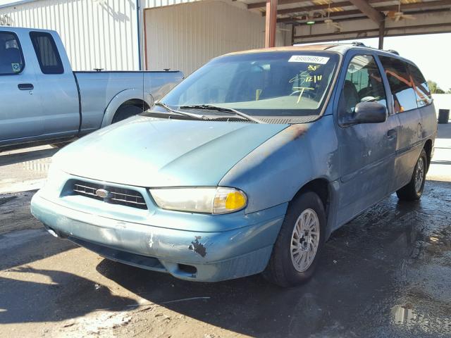 2FMZA5141WBC93008 - 1998 FORD WINDSTAR W GREEN photo 2