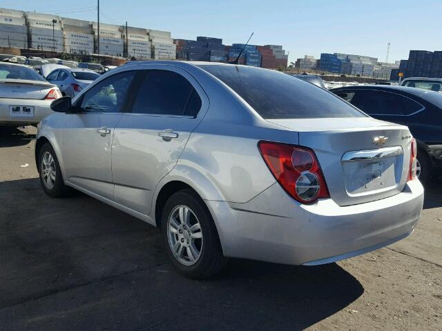 1G1JC5SG5E4103927 - 2014 CHEVROLET SONIC LT SILVER photo 3