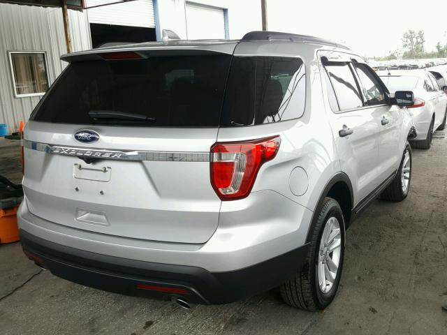 1FM5K7B84HGA25879 - 2017 FORD EXPLORER GRAY photo 4