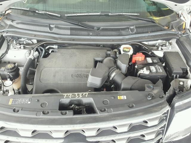 1FM5K7B84HGA25879 - 2017 FORD EXPLORER GRAY photo 7