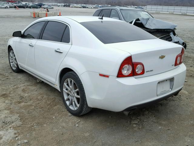 1G1ZK57769F130045 - 2009 CHEVROLET MALIBU LTZ WHITE photo 3