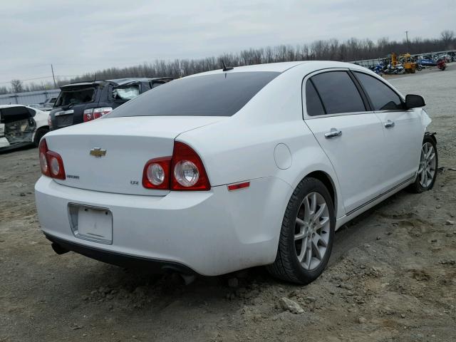 1G1ZK57769F130045 - 2009 CHEVROLET MALIBU LTZ WHITE photo 4