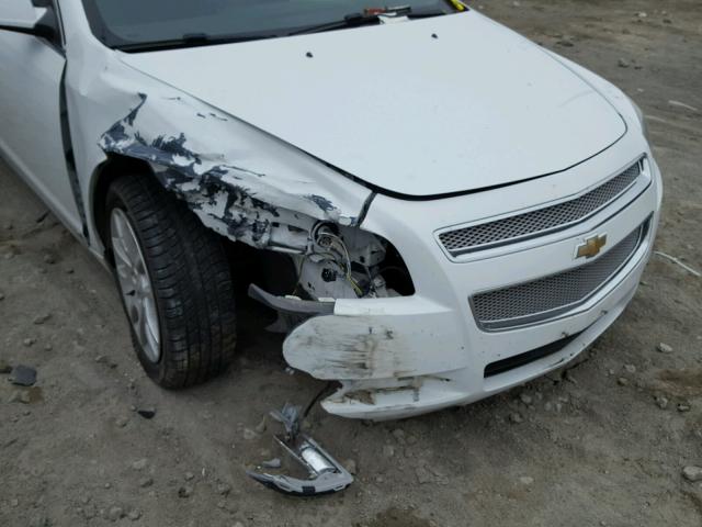 1G1ZK57769F130045 - 2009 CHEVROLET MALIBU LTZ WHITE photo 9