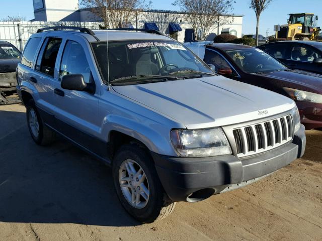 1J4GX48S84C114124 - 2004 JEEP GRAND CHER SILVER photo 1