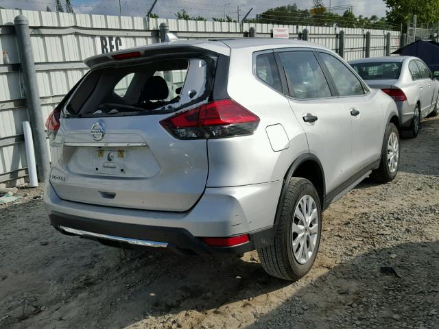 KNMAT2MT6HP531721 - 2017 NISSAN ROGUE S SILVER photo 4