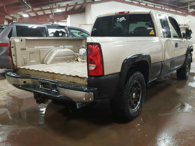 1GCEK19B75Z145968 - 2005 CHEVROLET SILVERADO GOLD photo 4