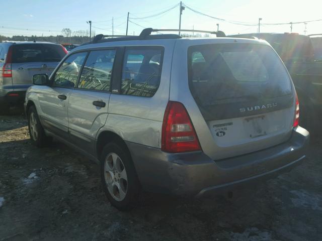 JF1SG65613H724165 - 2003 SUBARU FORESTER 2 SILVER photo 3