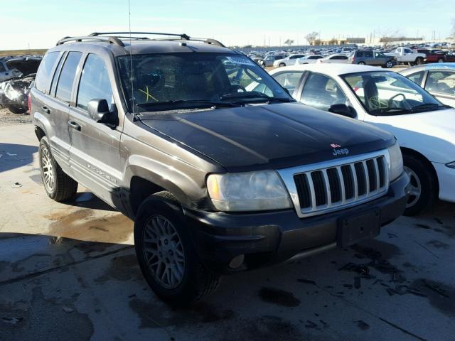 1J4GX58S84C418088 - 2004 JEEP GRAND CHER GRAY photo 1